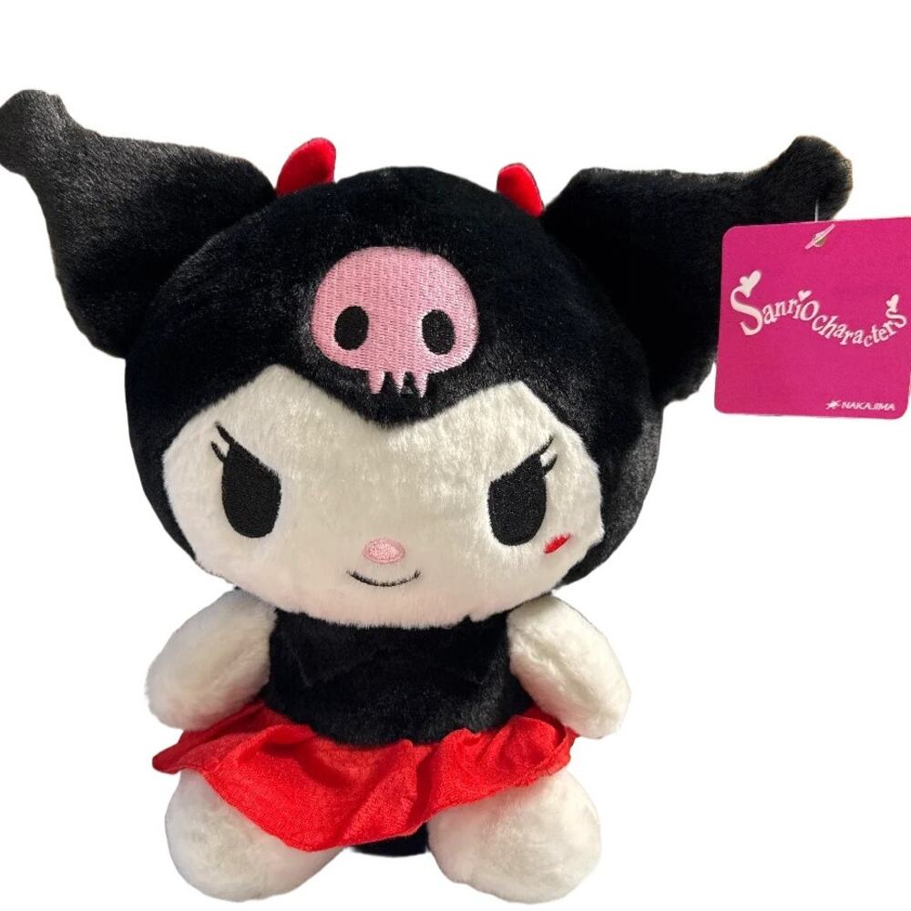 NWT Authentic Sanrio Kuromi plush by Nakajima‎ Corporation from Japan 8"